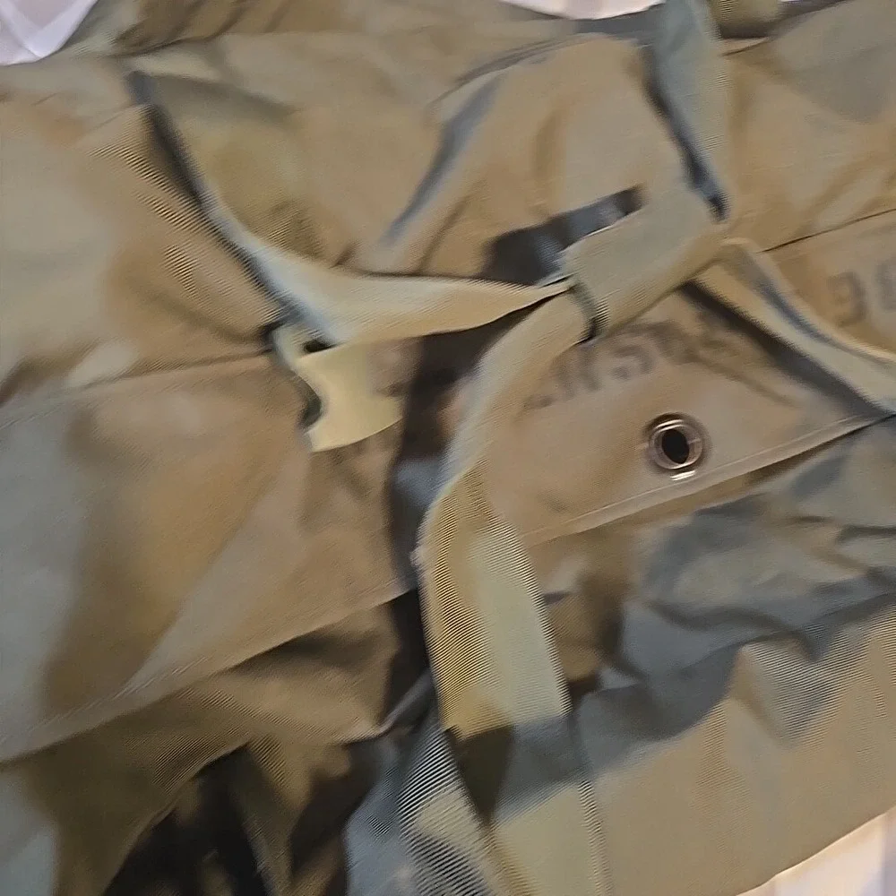 Genuine Issue Zippered Gear Improved Transport‎ Duffel Bag Olive Drab Green